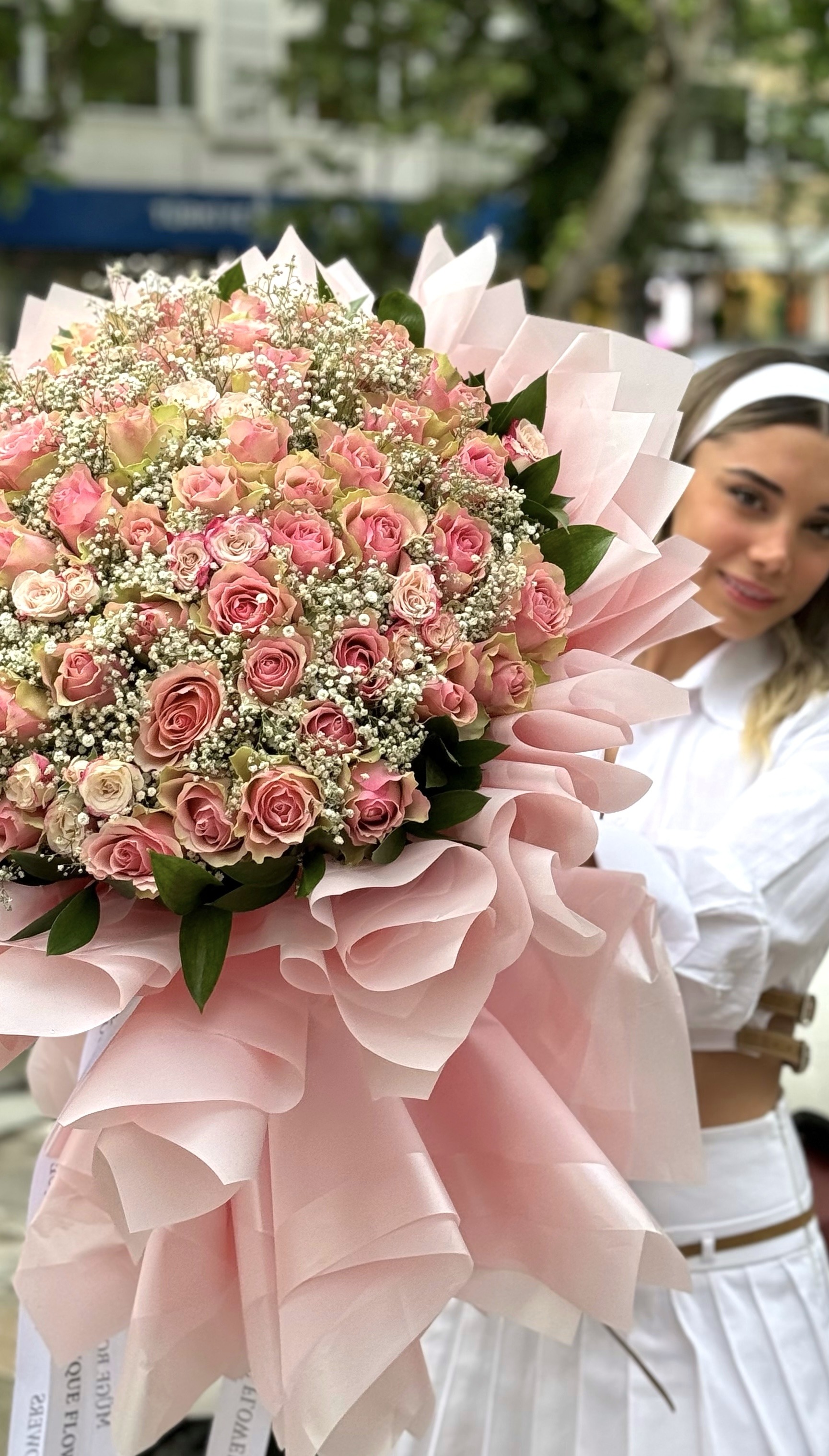 Pembe prenses buketi