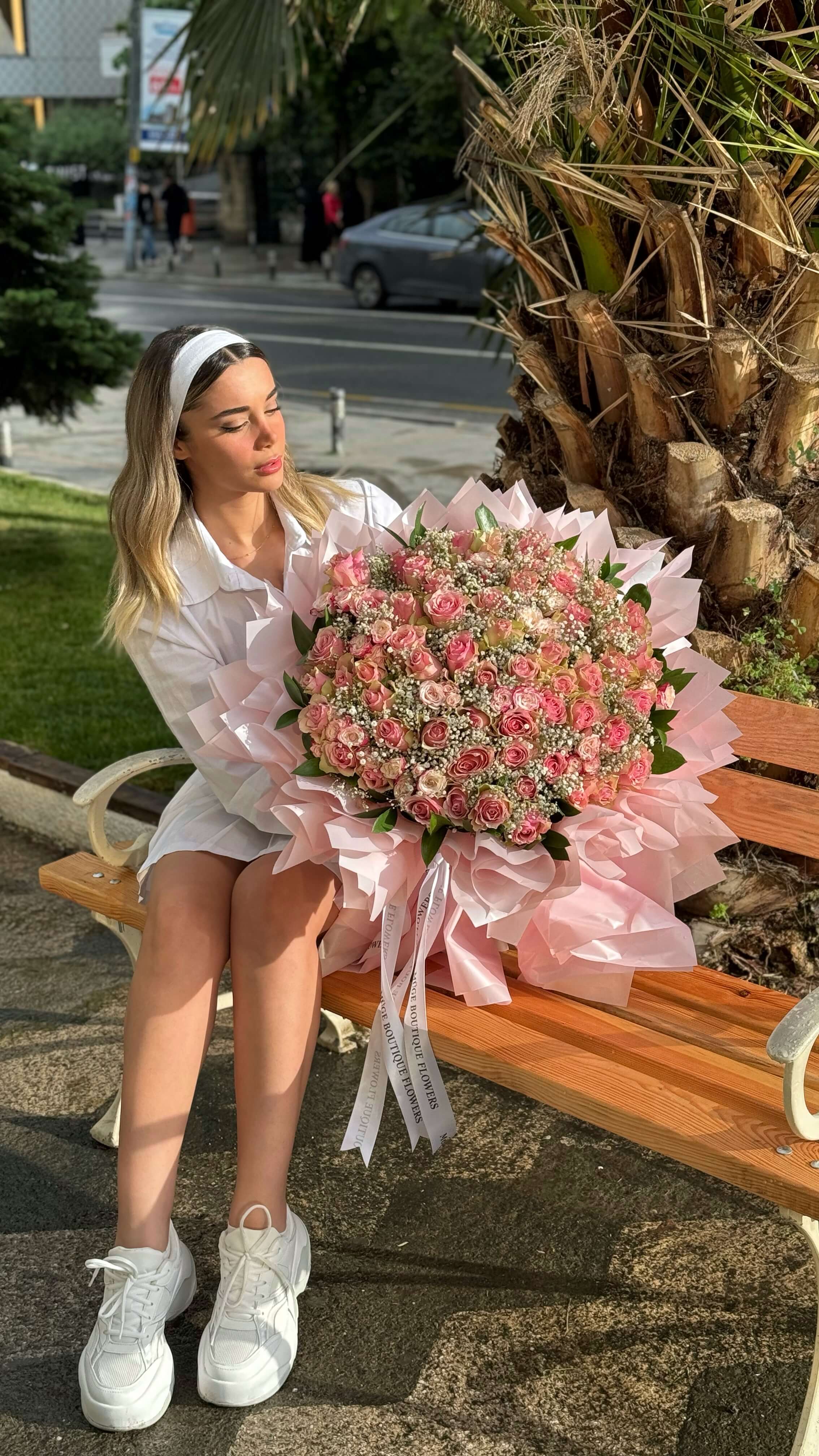 Pembe prenses buketi