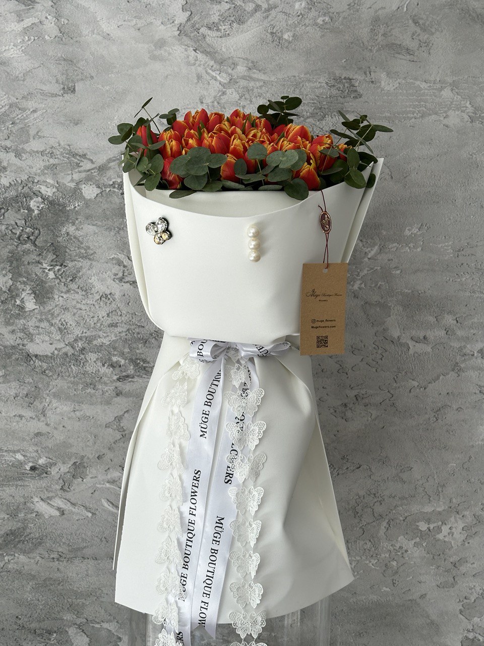 Sonbahar lale buketi