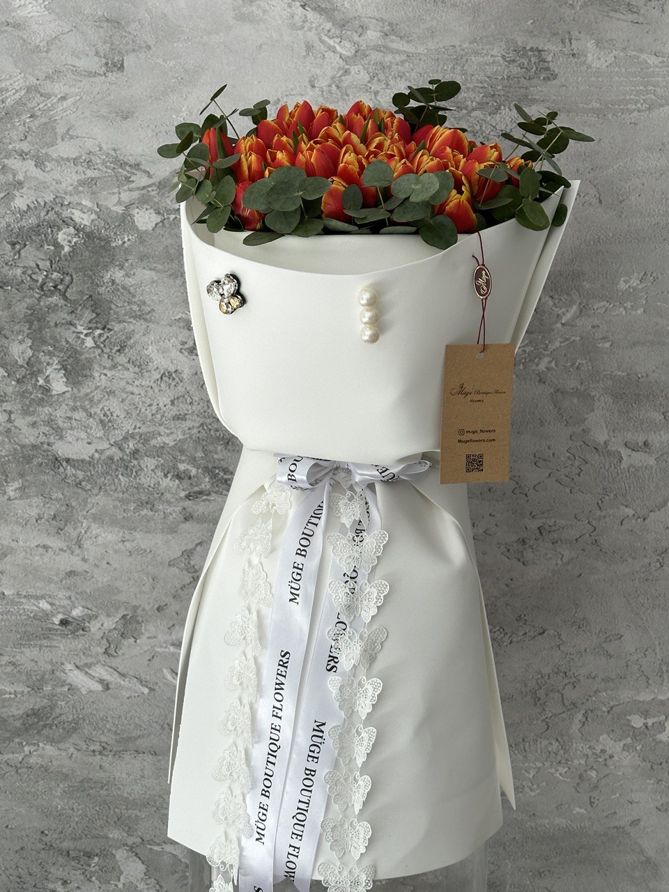 Sonbahar lale buketi