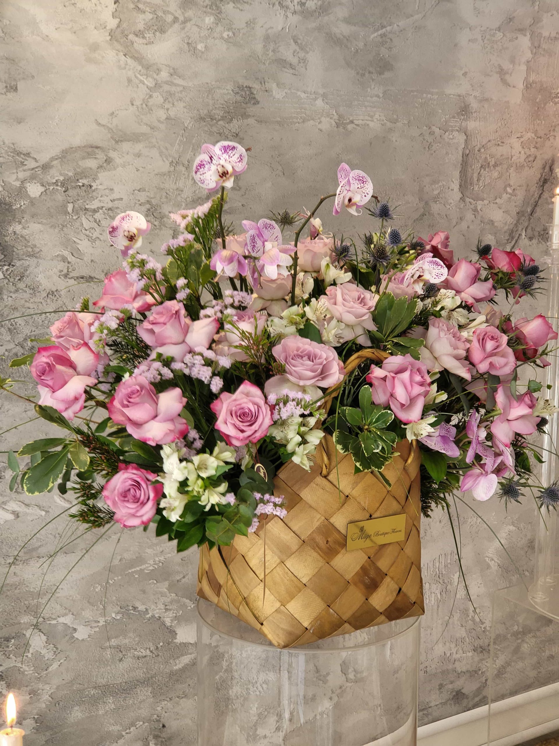 Cennetin taze çiçek sepeti