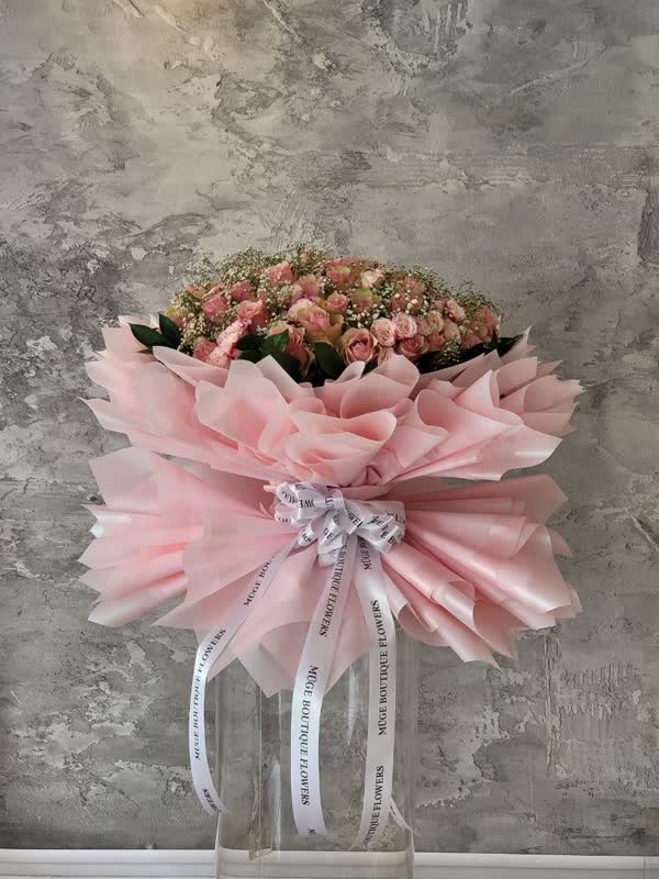 Pembe prenses buketi